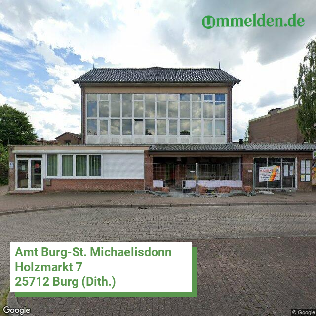 010515163 streetview amt Amt Burg St. Michaelisdonn