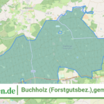 010609014014 Buchholz Forstgutsbez.gemfr . Gebiet