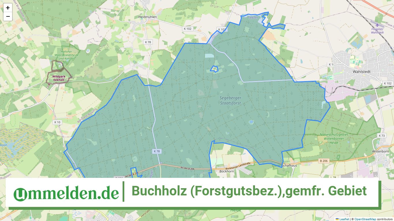 010609014014 Buchholz Forstgutsbez.gemfr . Gebiet