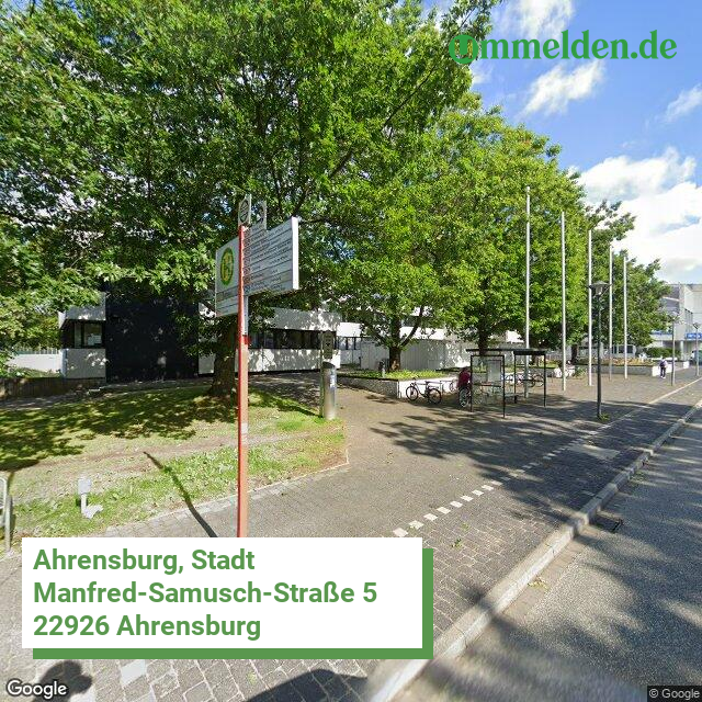 010620001001 streetview amt Ahrensburg Stadt