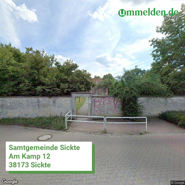 031585406 streetview amt Samtgemeinde Sickte
