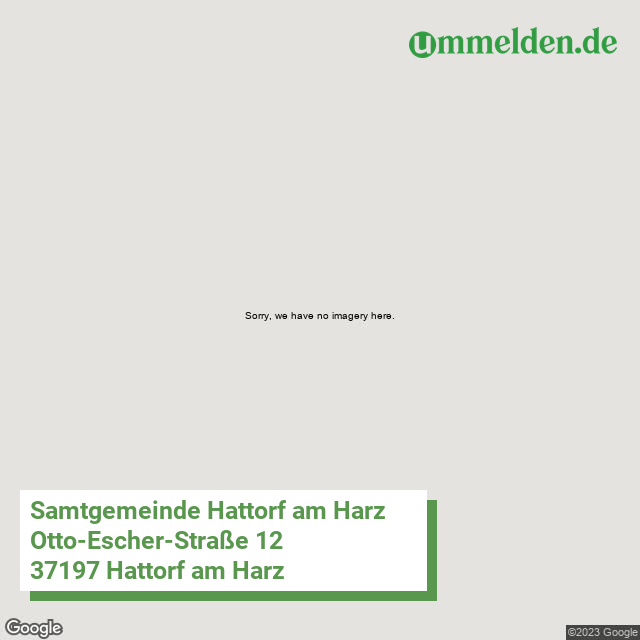 031595403 streetview amt Samtgemeinde Hattorf am Harz