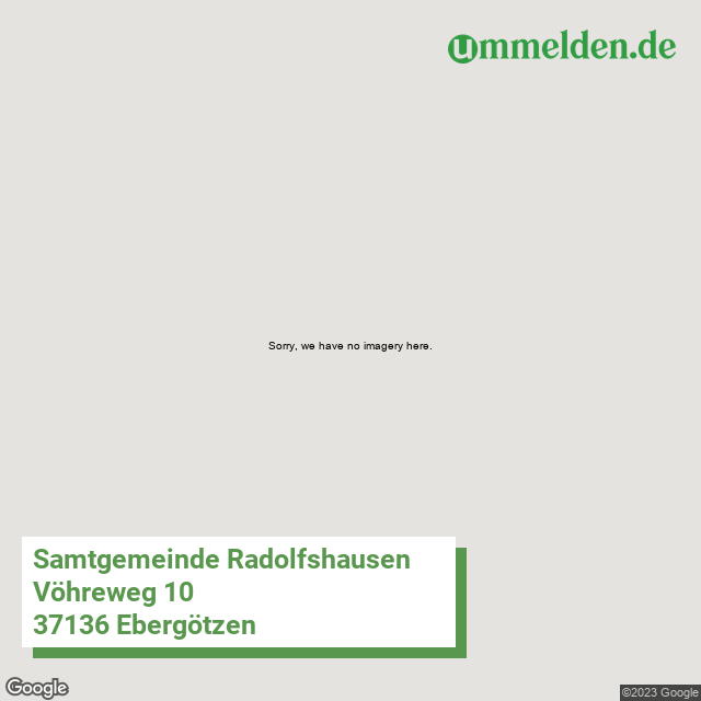 031595404 streetview amt Samtgemeinde Radolfshausen