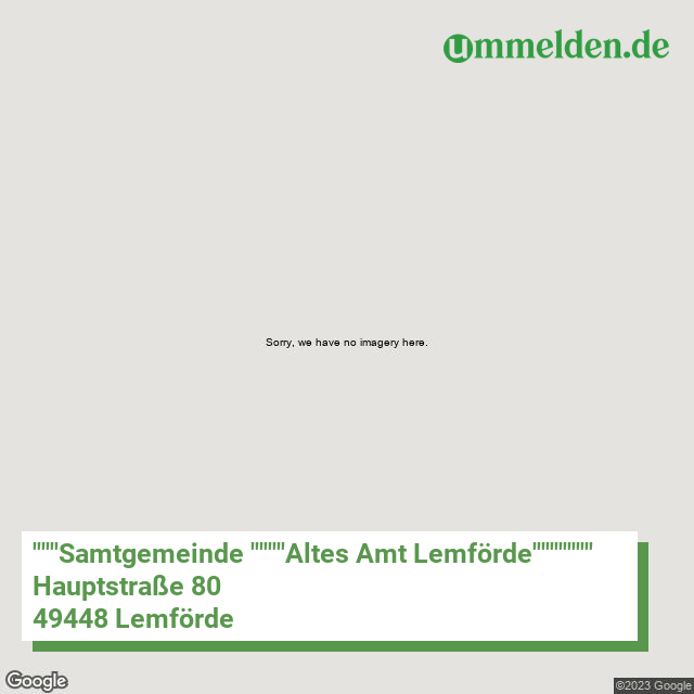 032515401 streetview amt Samtgemeinde Altes Amt Lemfoerde