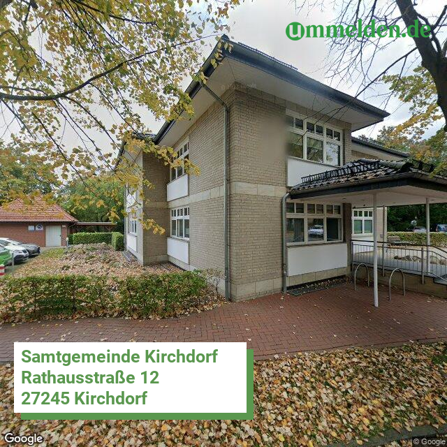 032515404 streetview amt Samtgemeinde Kirchdorf