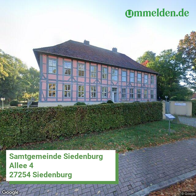 032515407 streetview amt Samtgemeinde Siedenburg