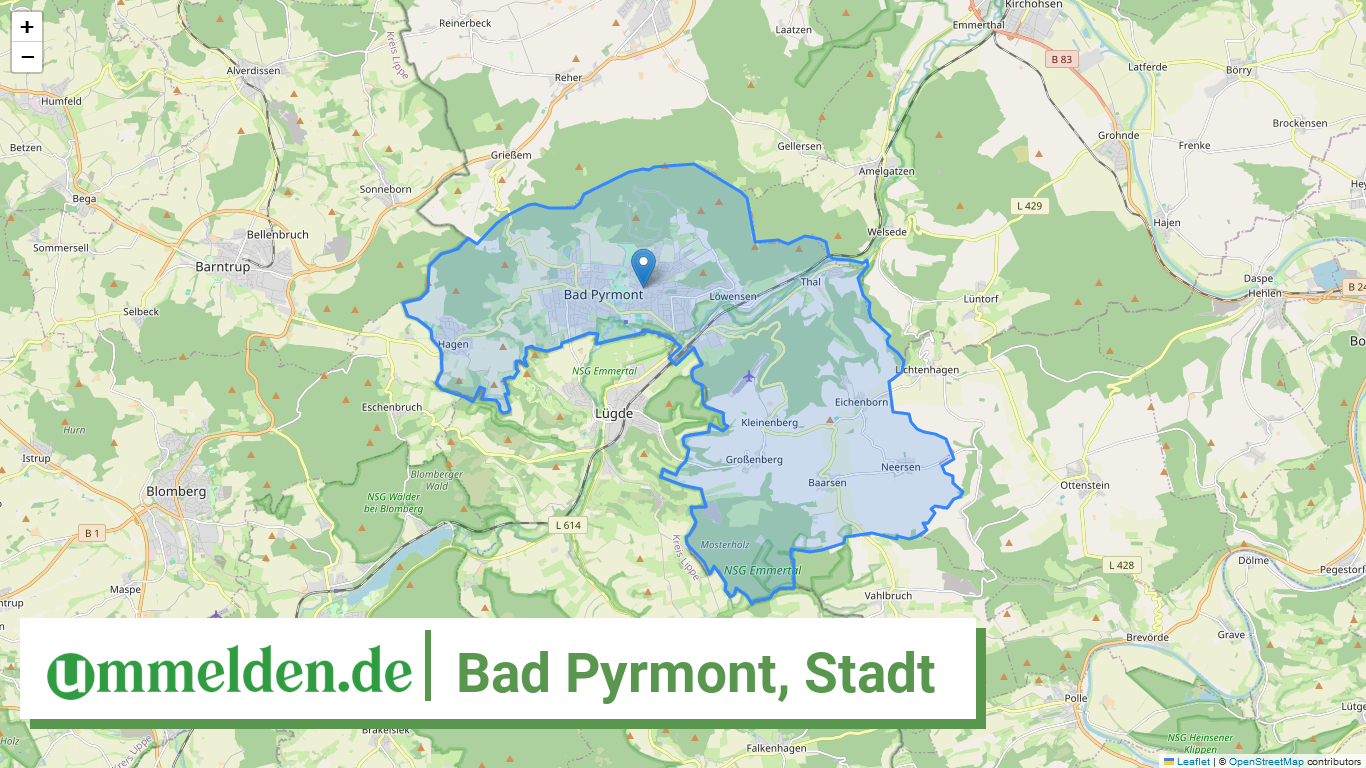 032520003003 Bad Pyrmont Stadt