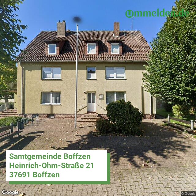 032555403 streetview amt Samtgemeinde Boffzen