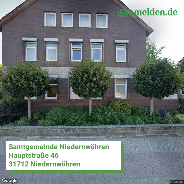 032575404 streetview amt Samtgemeinde Niedernwoehren