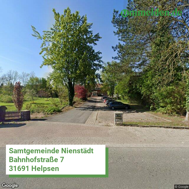 032575405 streetview amt Samtgemeinde Nienstaedt