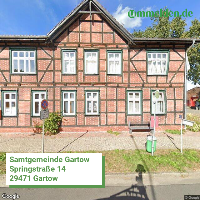 033545403 streetview amt Samtgemeinde Gartow