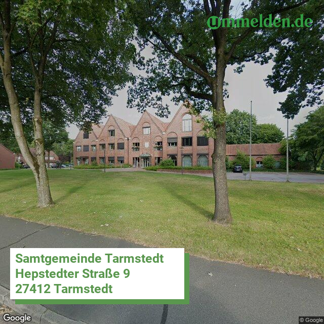 033575407 streetview amt Samtgemeinde Tarmstedt