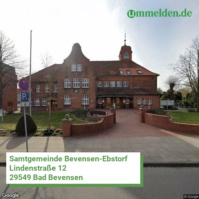 033605407 streetview amt Samtgemeinde Bevensen Ebstorf