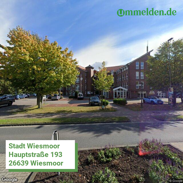 034520025025 streetview amt Wiesmoor Stadt