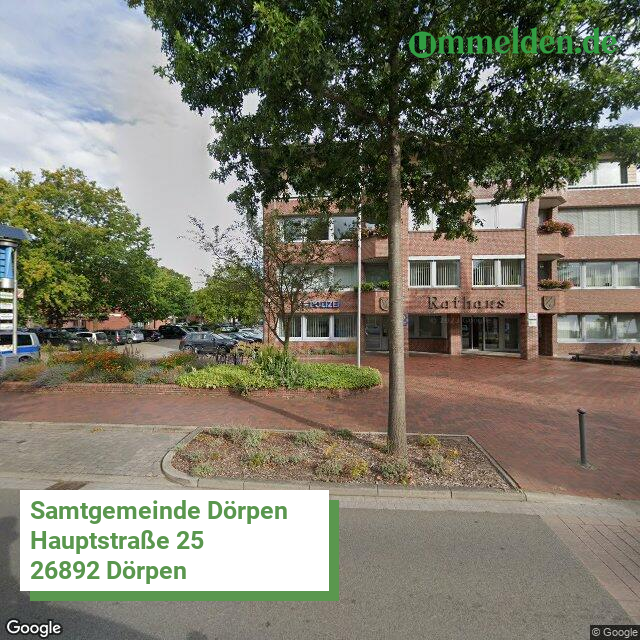 034545401 streetview amt Samtgemeinde Doerpen