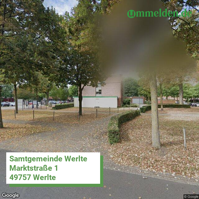 034545409 streetview amt Samtgemeinde Werlte