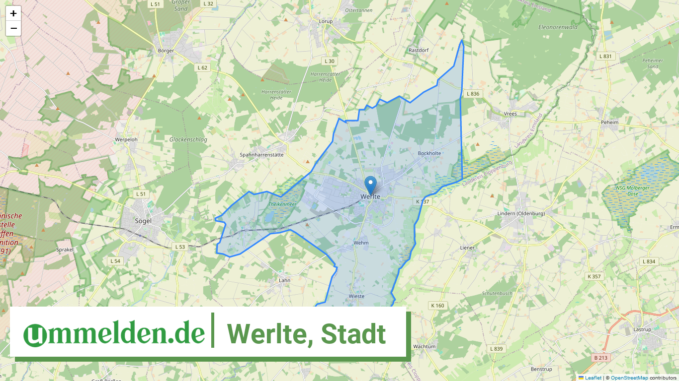 034545409057 Werlte Stadt