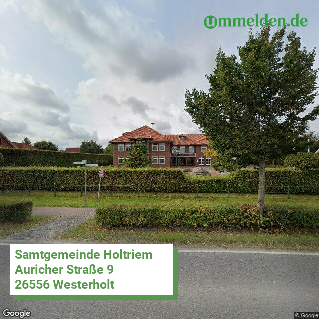 034625402 streetview amt Samtgemeinde Holtriem