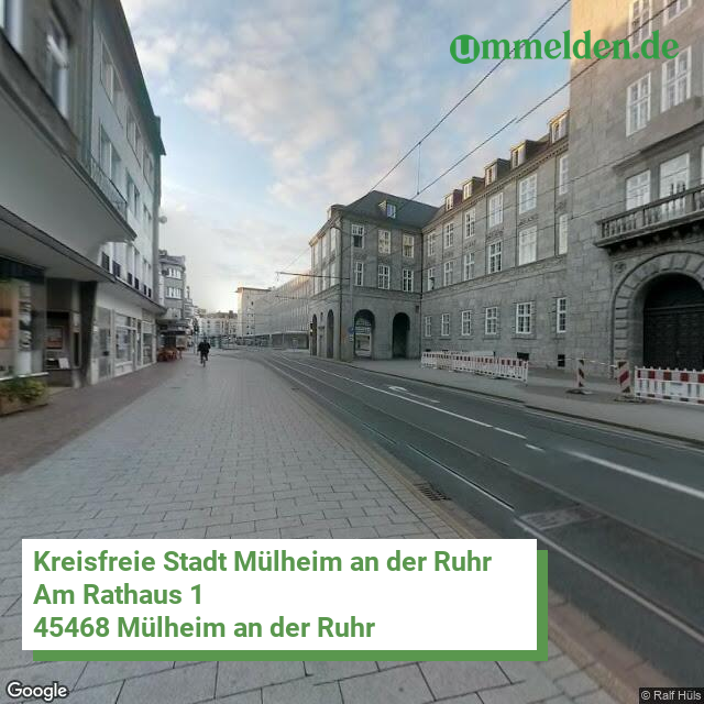 051170000000 streetview amt Muelheim an der Ruhr Stadt