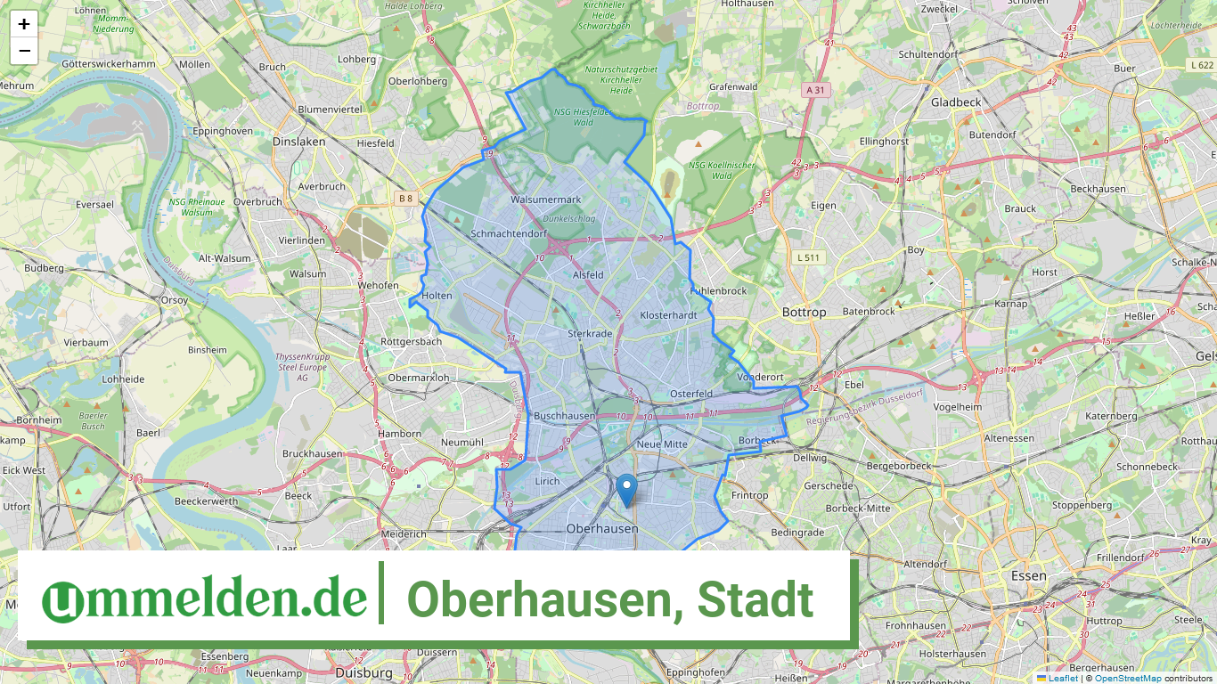 051190000000 Oberhausen Stadt