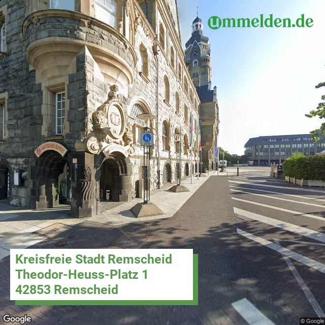 051200000000 streetview amt Remscheid Stadt