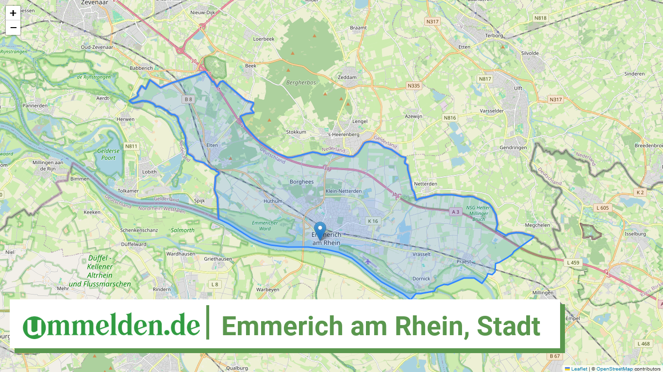 051540008008 Emmerich am Rhein Stadt