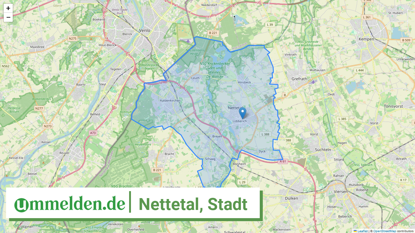 051660016016 Nettetal Stadt