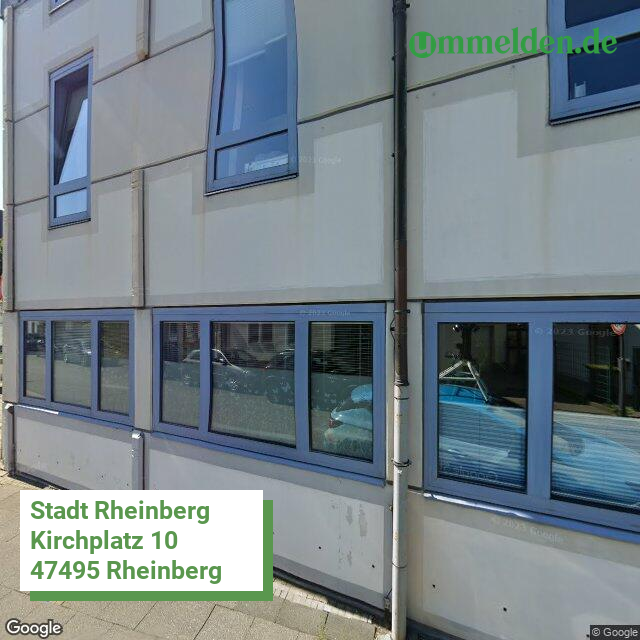 051700032032 streetview amt Rheinberg Stadt