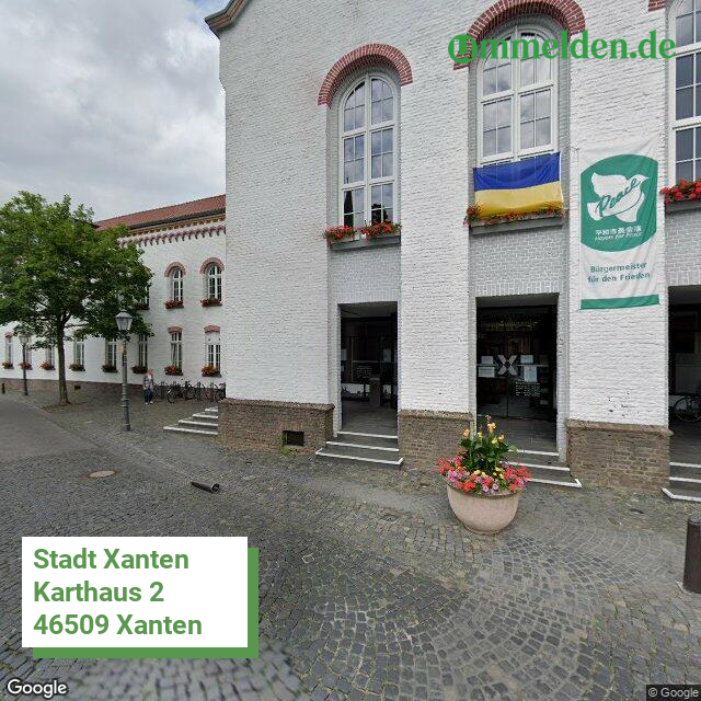 051700052052 streetview amt Xanten Stadt