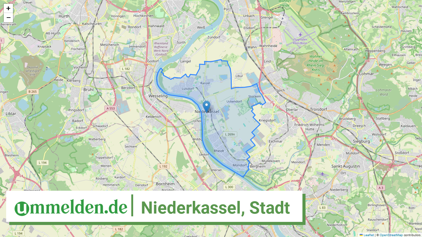 053820044044 Niederkassel Stadt