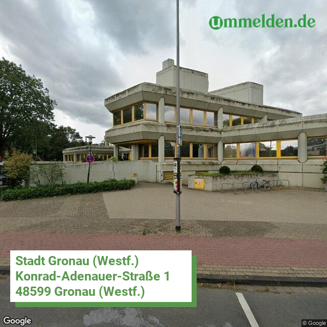 055540020020 streetview amt Gronau Westf. Stadt