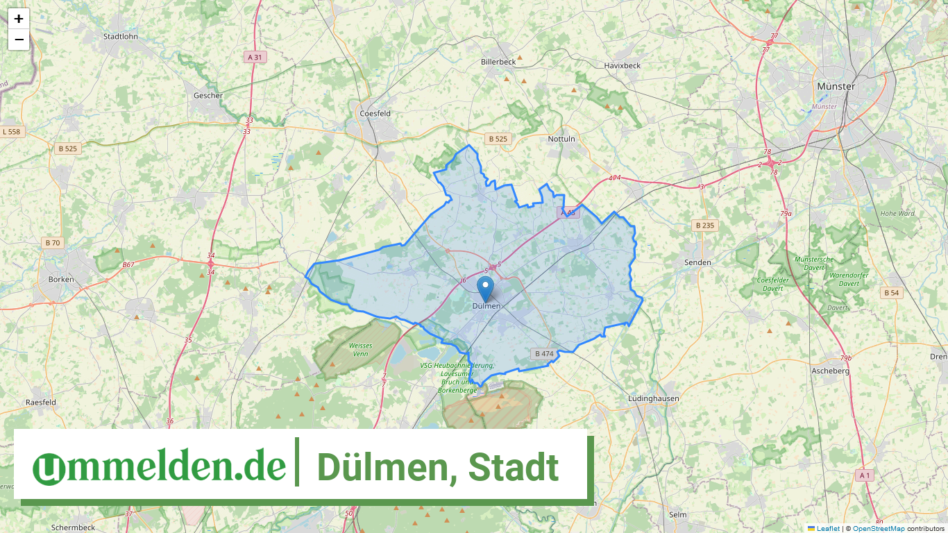 055580016016 Duelmen Stadt