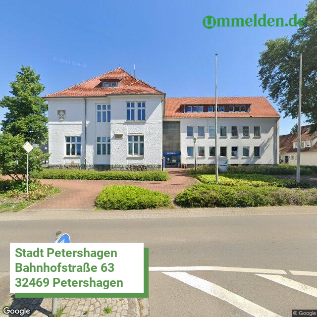 057700028028 streetview amt Petershagen Stadt