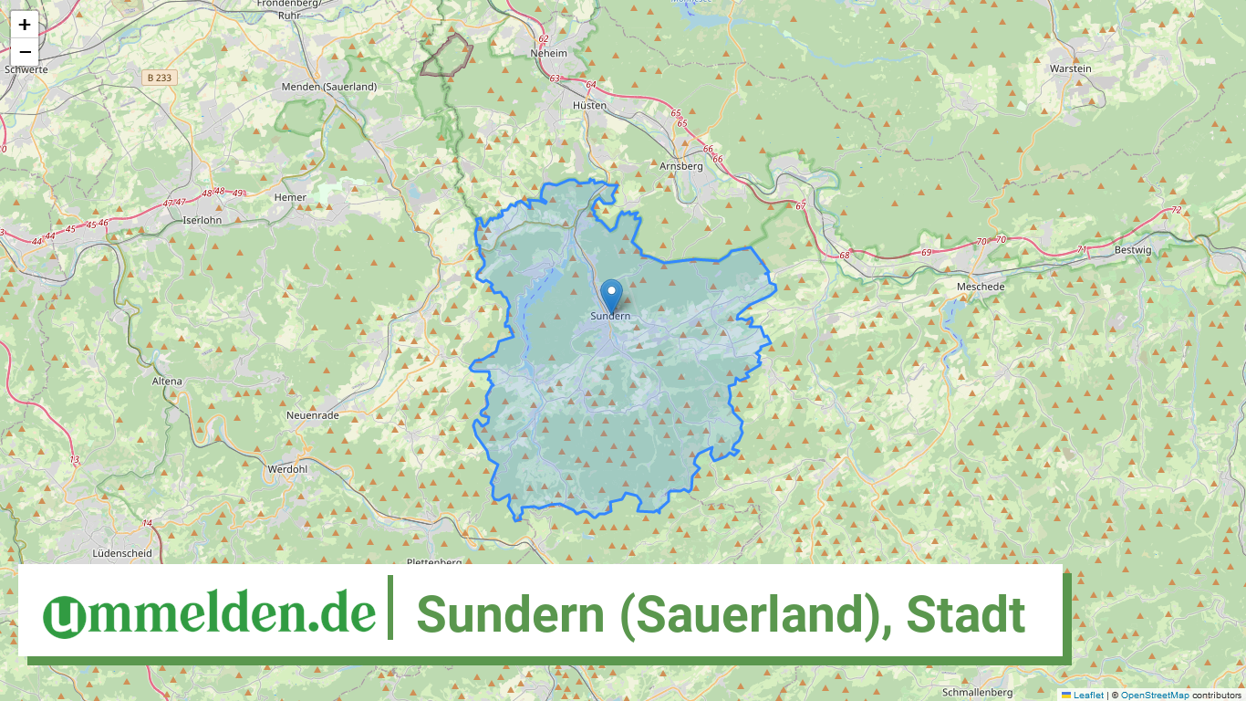 059580044044 Sundern Sauerland Stadt