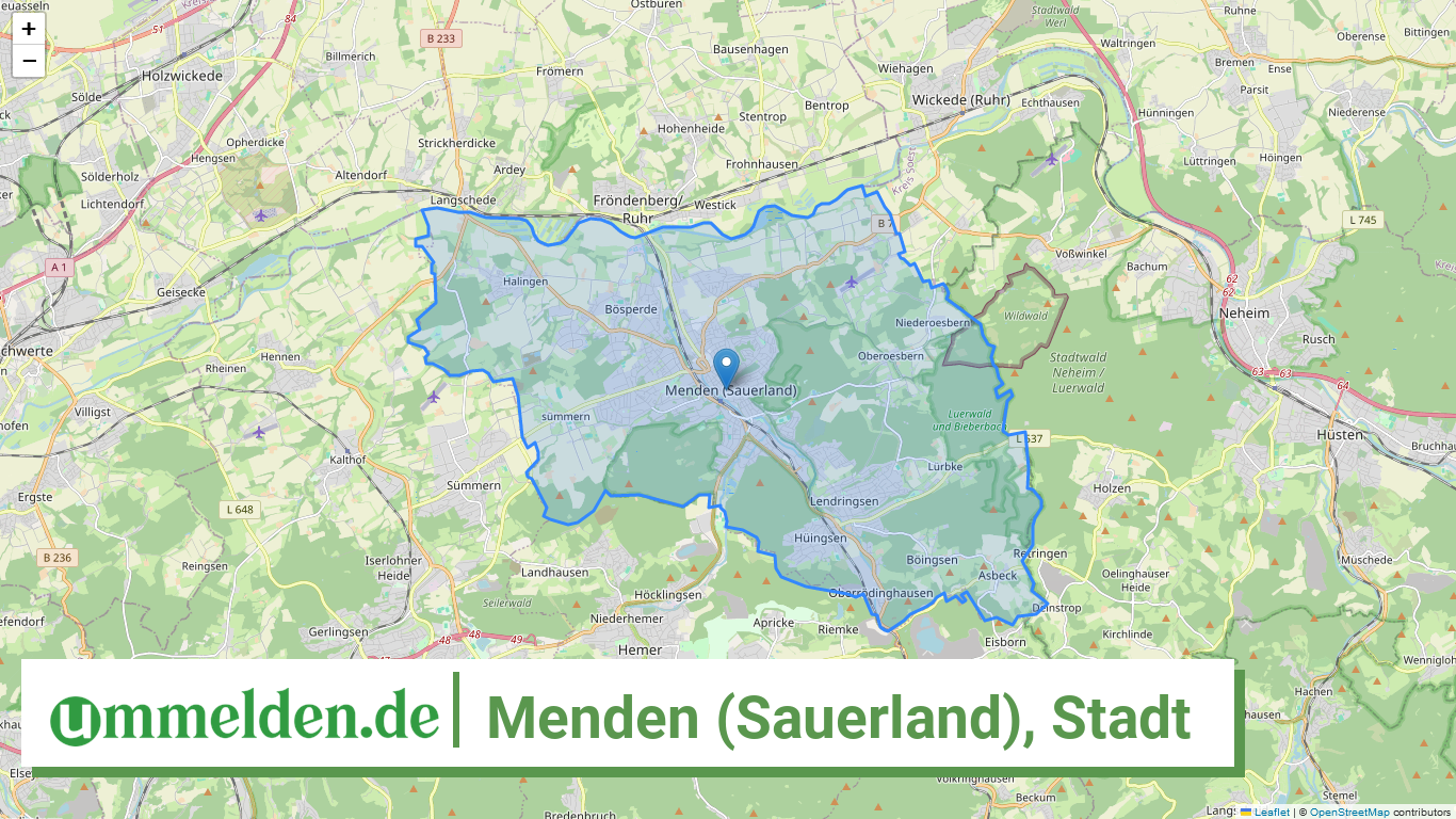 059620040040 Menden Sauerland Stadt