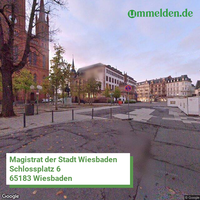 064140000000 streetview amt Wiesbaden Landeshauptstadt