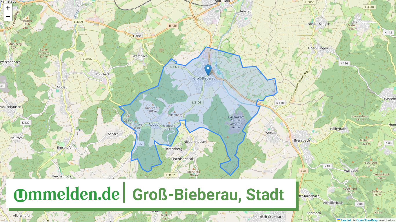 064320009009 Gross Bieberau Stadt