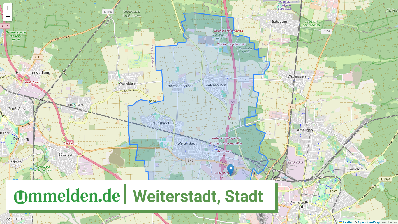 064320023023 Weiterstadt Stadt