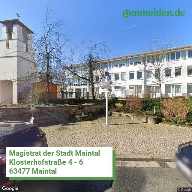 064350019019 streetview amt Maintal Stadt