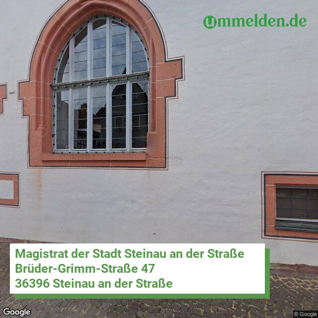 064350028028 streetview amt Steinau an der Strasse Brueder Grimm Stadt