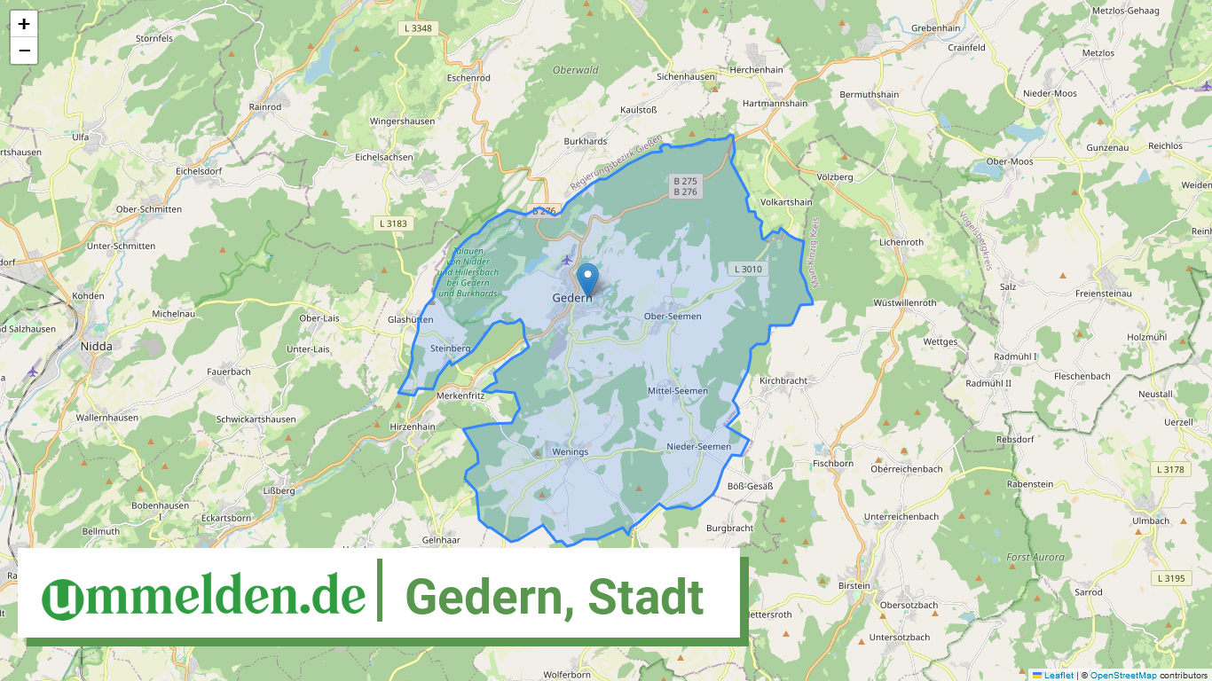 064400009009 Gedern Stadt