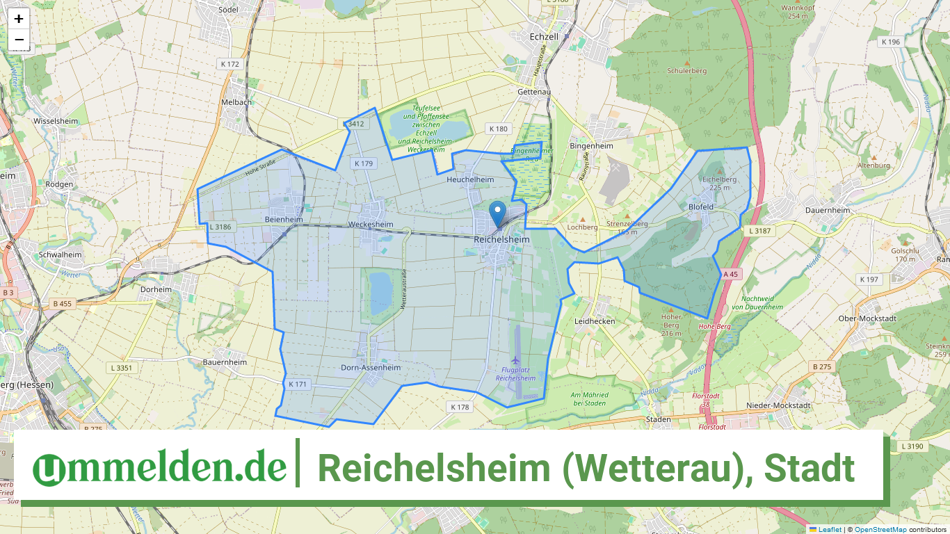 064400021021 Reichelsheim Wetterau Stadt