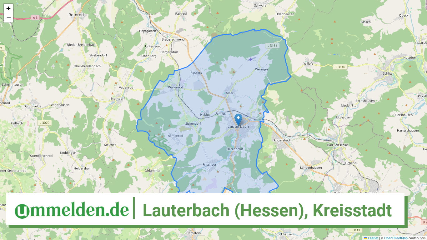 065350011011 Lauterbach Hessen Kreisstadt