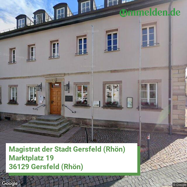 066310010010 streetview amt Gersfeld Rhoen Stadt