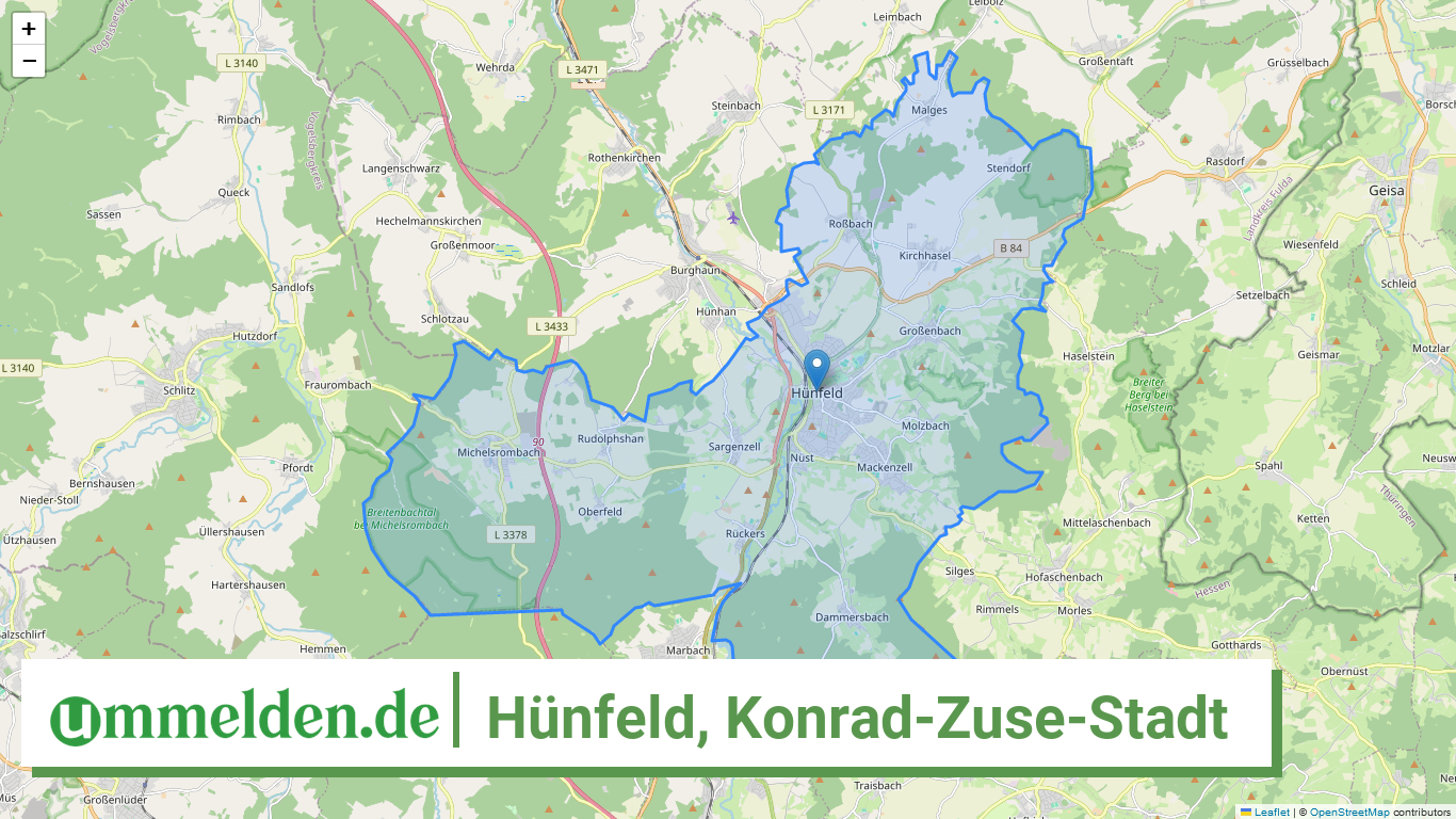 066310015015 Huenfeld Konrad Zuse Stadt