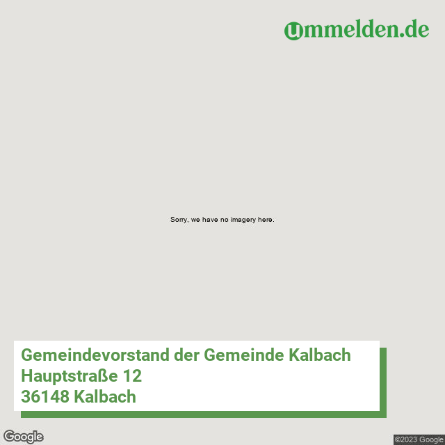 066310016016 streetview amt Kalbach