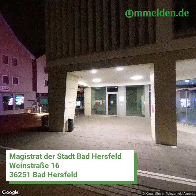 066320002002 streetview amt Bad Hersfeld Kreisstadt