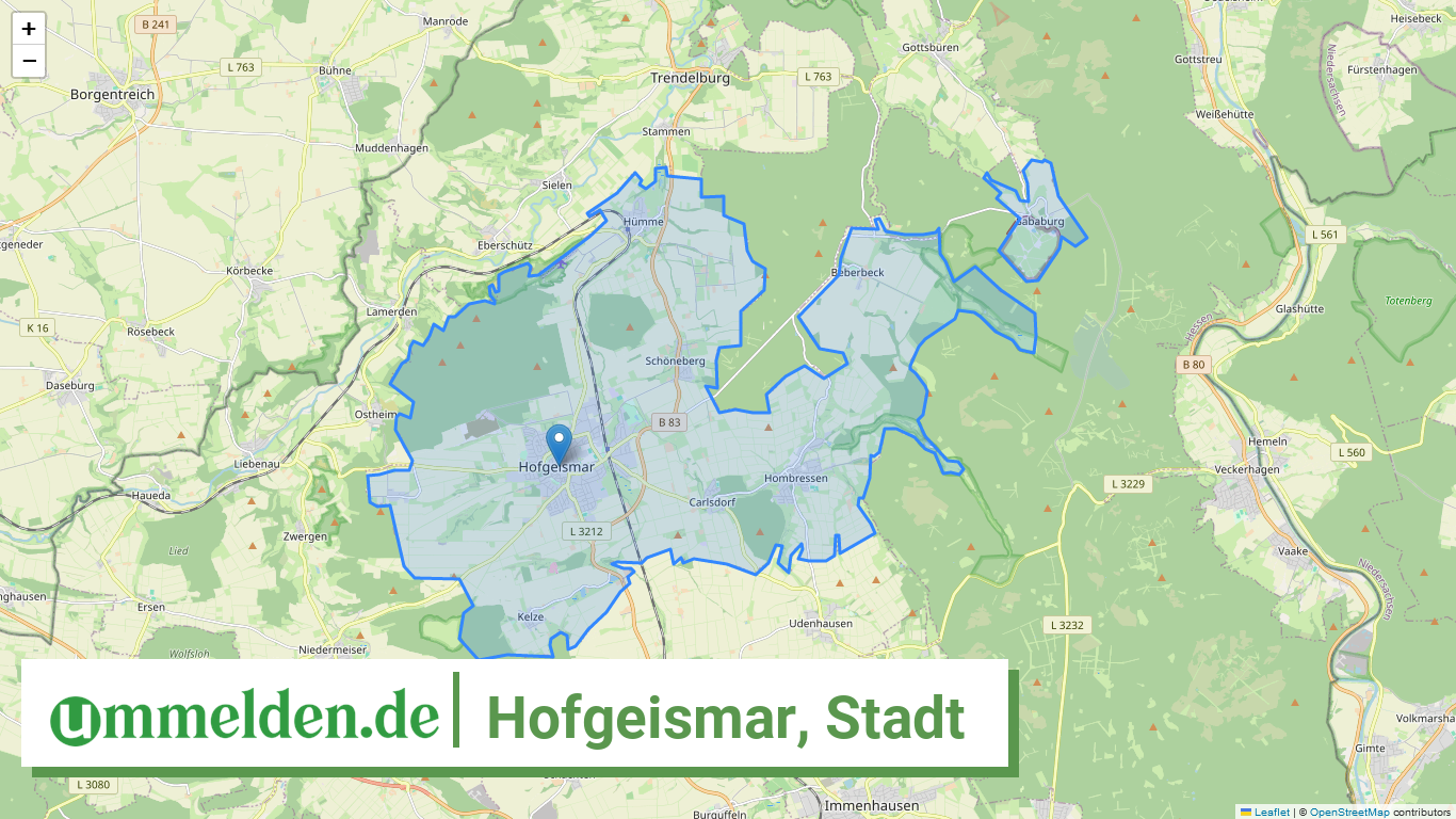 066330013013 Hofgeismar Stadt