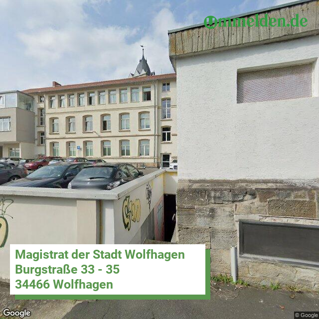 066330028028 streetview amt Wolfhagen Hans Staden Stadt