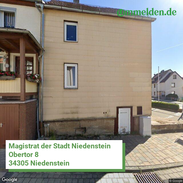 066340018018 streetview amt Niedenstein Stadt